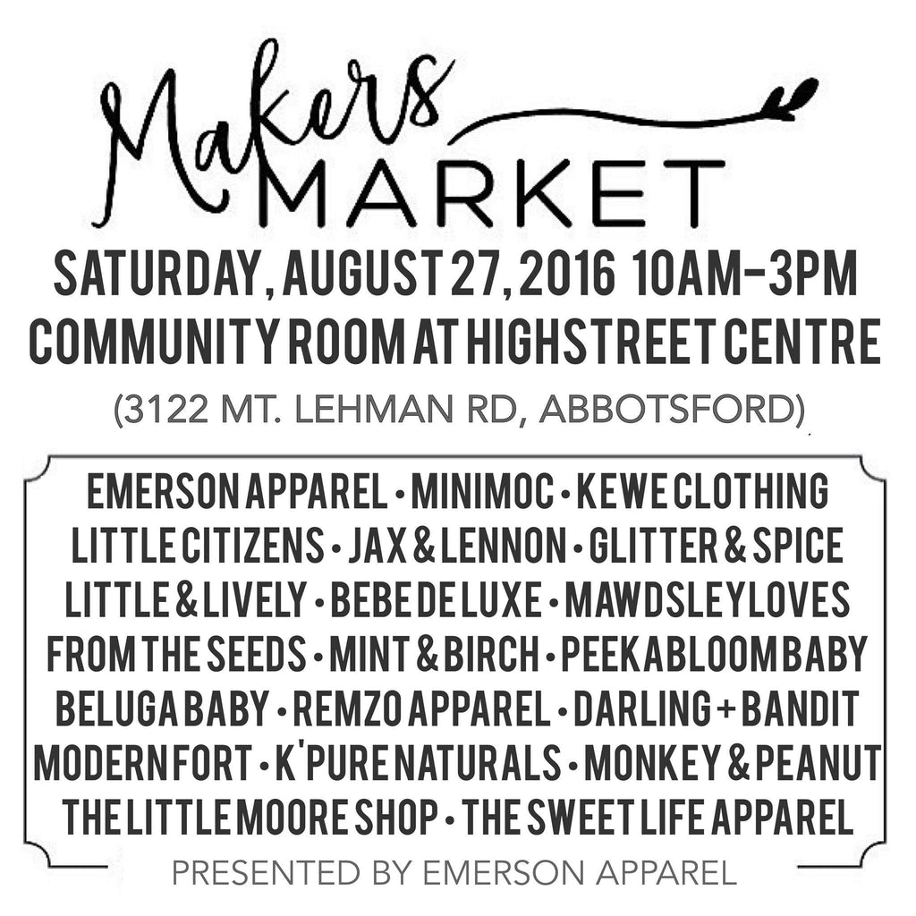 Maker's Market Vancouver is coming to Highstreet Mall in Abbotsford!