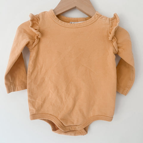 Long flutter sleeve bodysuit - Size 3-6M