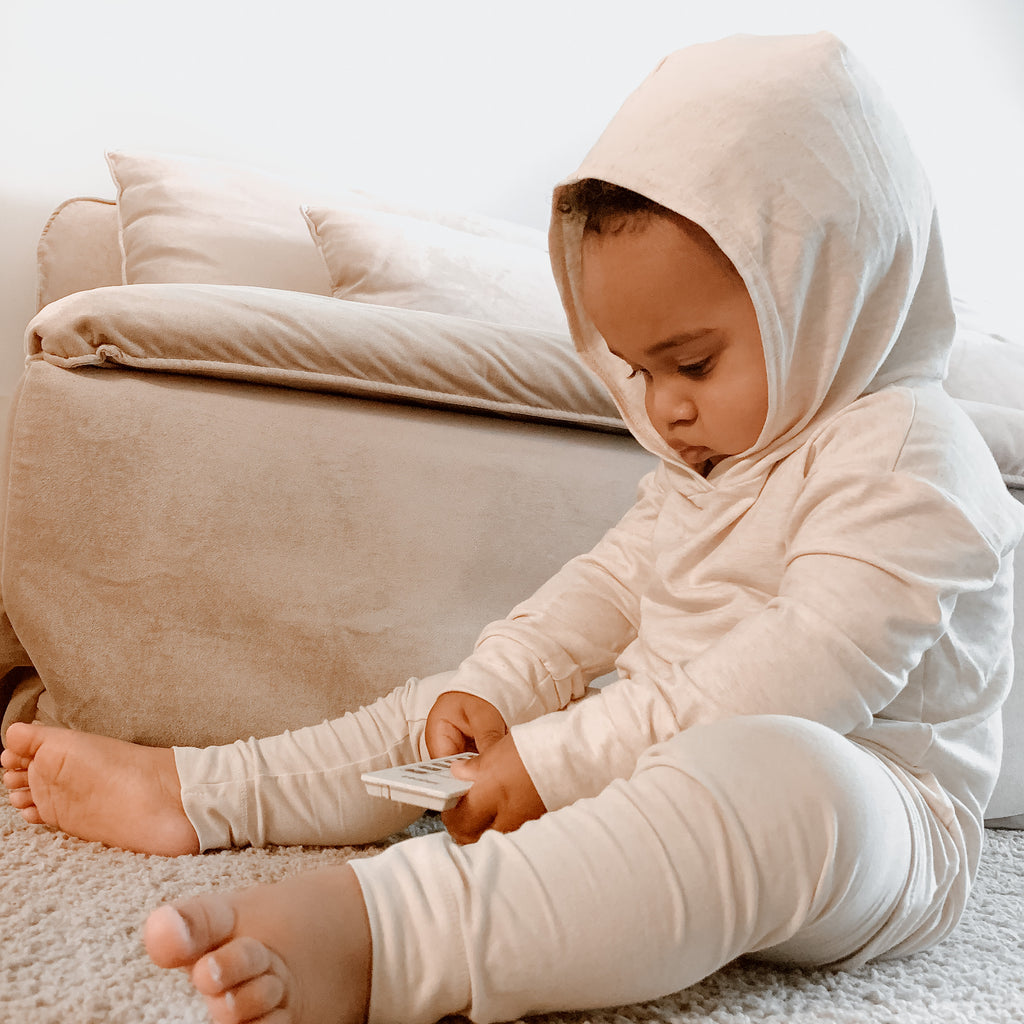 Bamboo Hoodie - Sand Storm - KEWE Clothing 