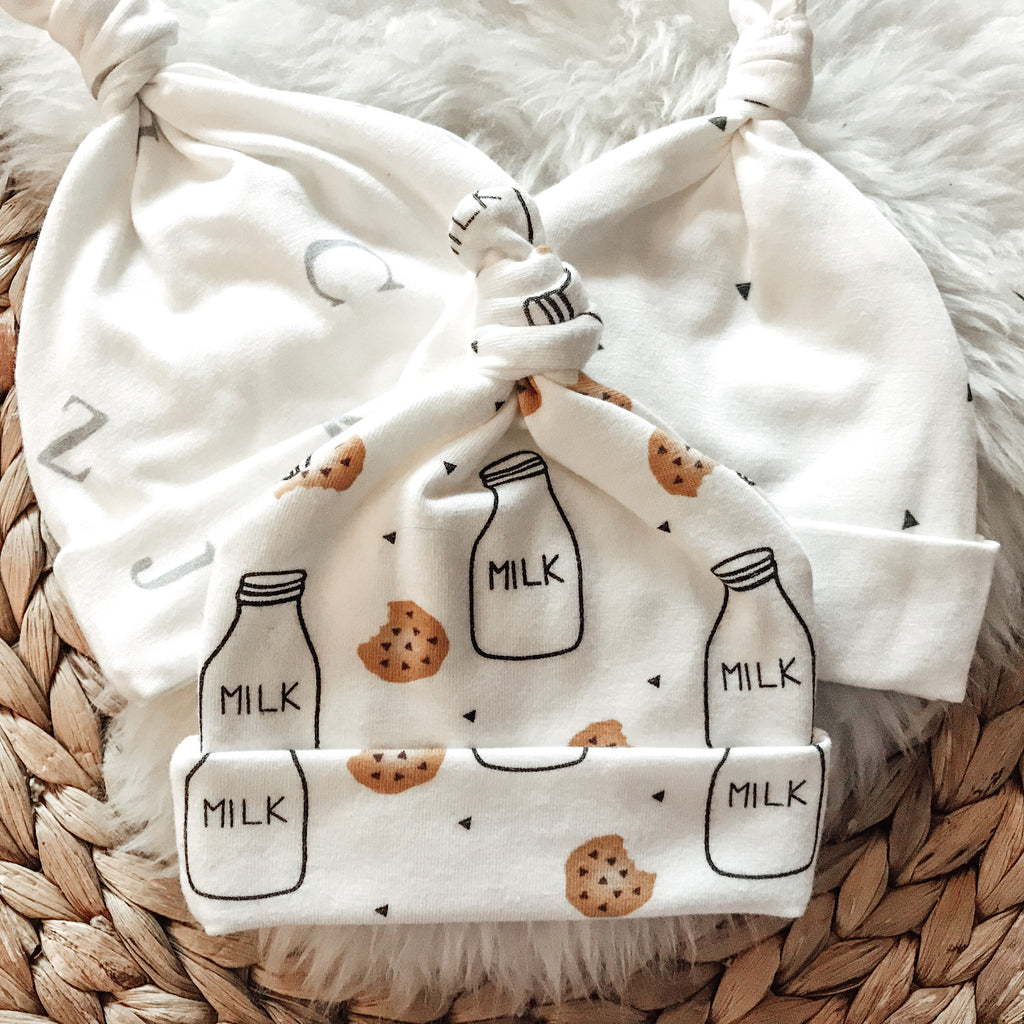 Organic Cotton Baby Beanie - Newborn - KEWE Clothing 