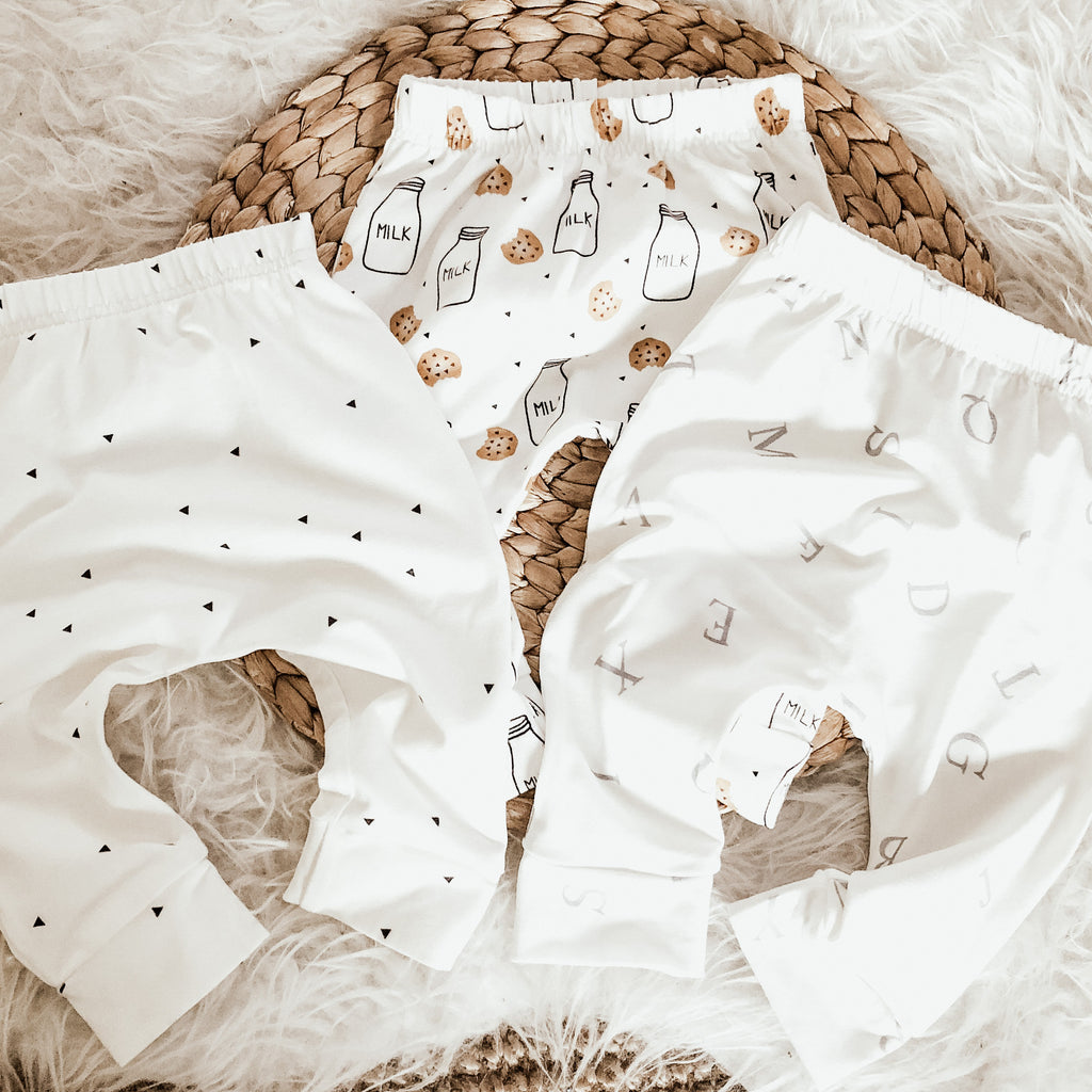 Milk & Cookie Print Leggings 2.0 - KEWE Clothing 