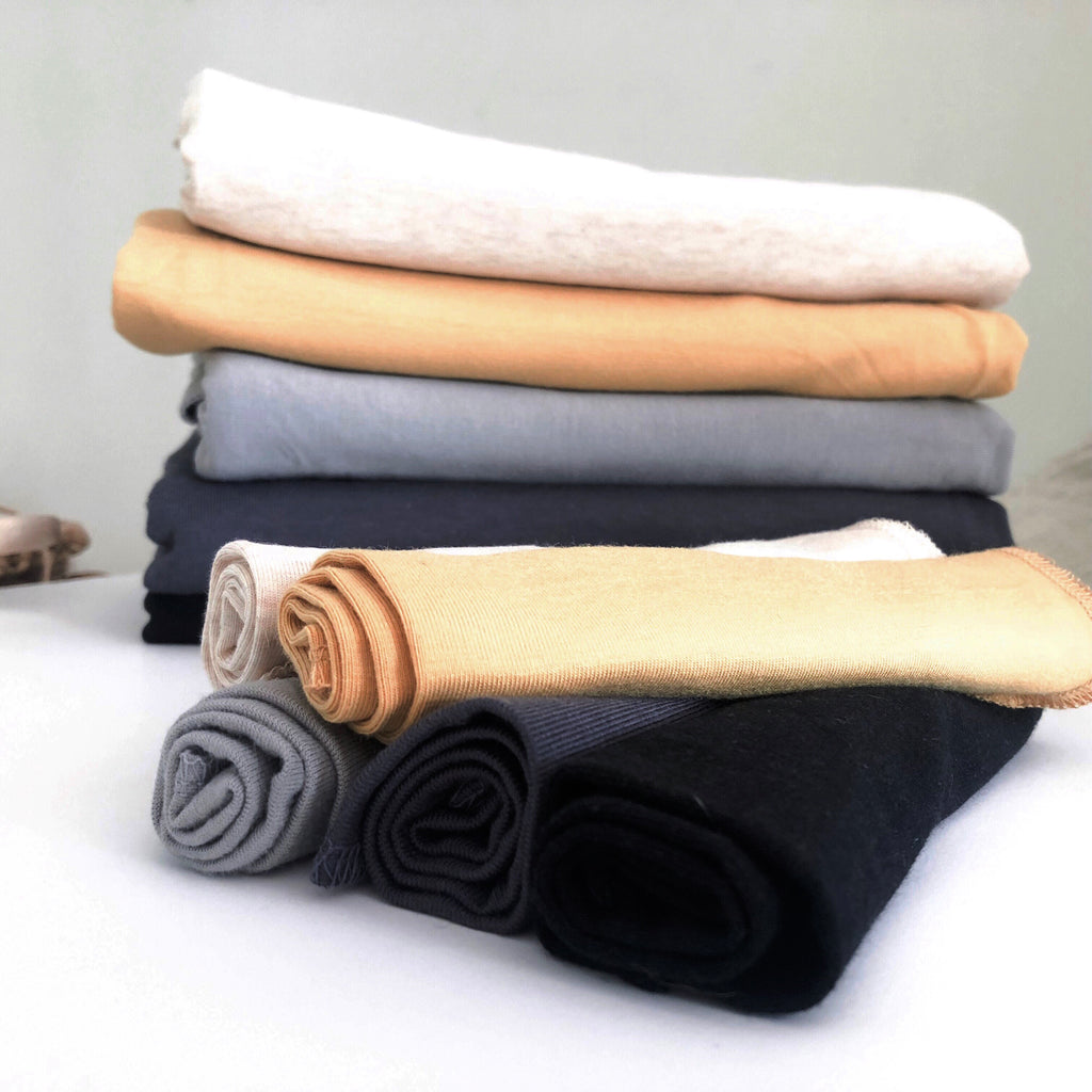 Bamboo Washcloths - Set of 5 - KEWE Clothing 