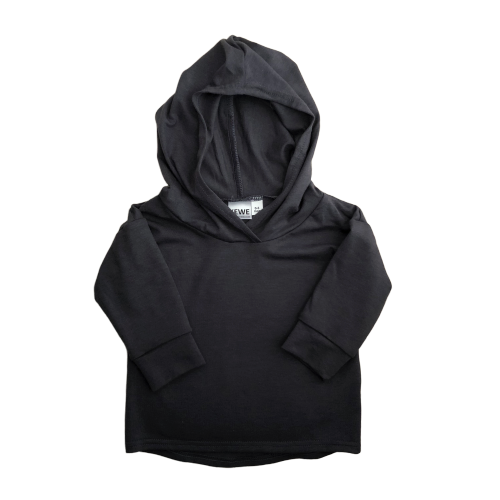 Bamboo Hoodie - Night Sky (Black) - KEWE Clothing 