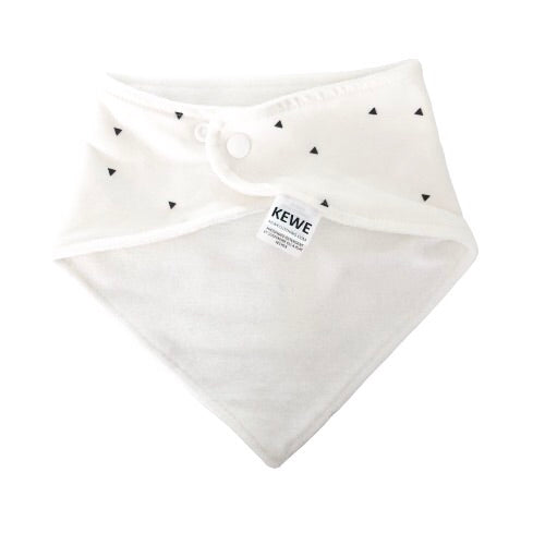 Organic Cotton Bandana Bibs - Large (6M+) - KEWE Clothing 