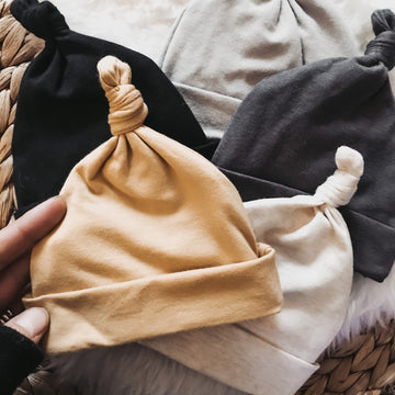 Bamboo Baby Beanie - Newborn - KEWE Clothing 