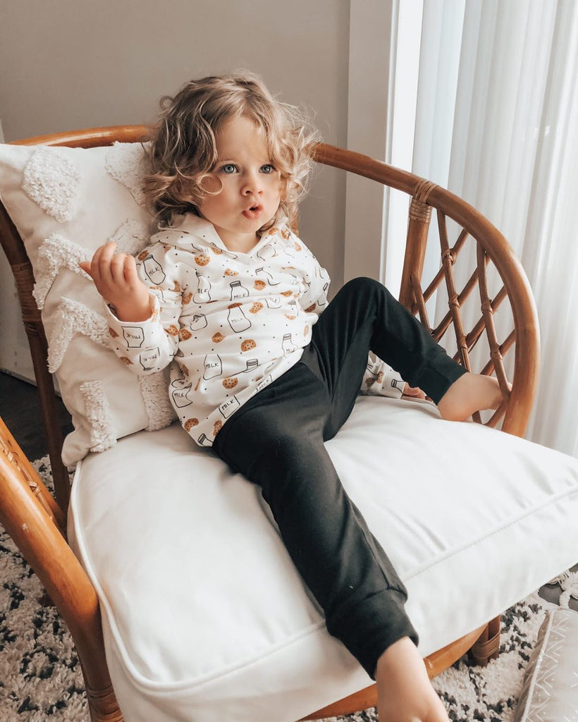 Bamboo Pocket pants - Night Sky (Black) - KEWE Clothing 